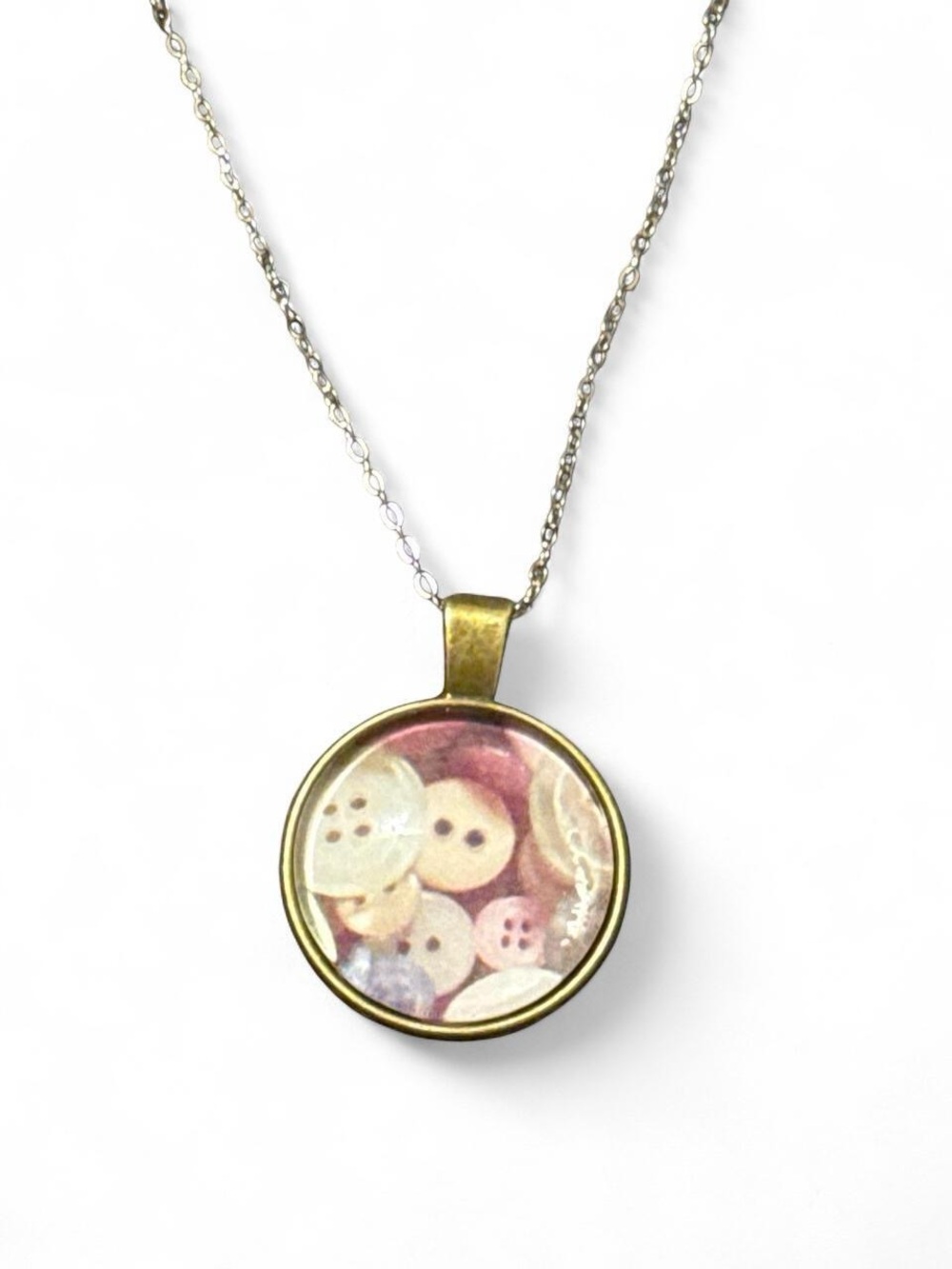 Button Necklace - Picture 2 of 2